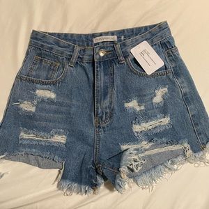 Miss Sparkling jean shorts